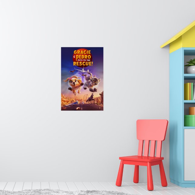 Gracie & Pedro: Haustiere zur Rettung! Poster (Kinderzimmer 1)
