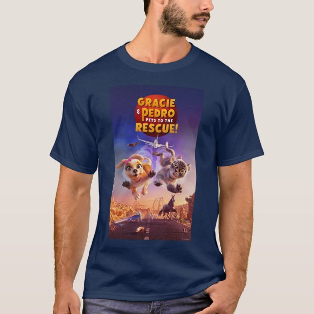 Gracie & Pedro: Haustiere zur Rettung! T-Shirt (Vorderseite)