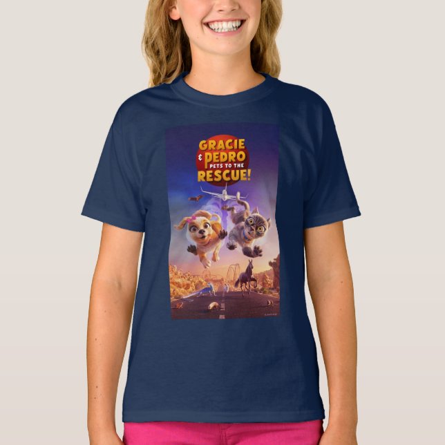 Gracie & Pedro: Haustiere zur Rettung! T-Shirt (Vorderseite)