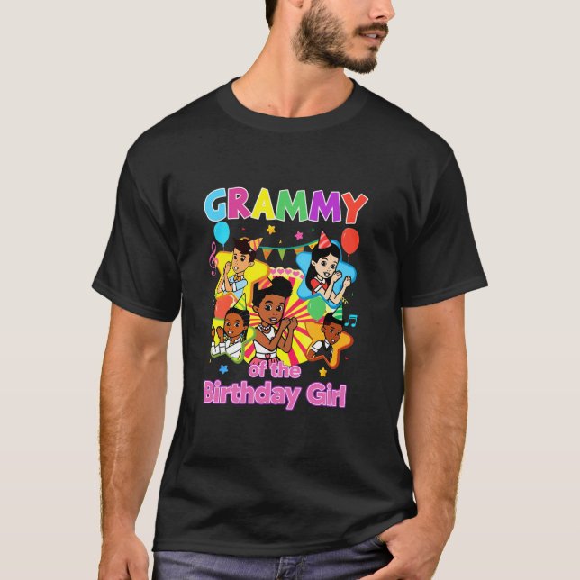 Gracie's Corner Grammy of the Birthday Girl Dolls T-Shirt (Vorderseite)