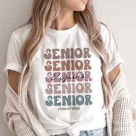 Grad 2023 Senior Class Trendy Stacks Individuelle  T-Shirt