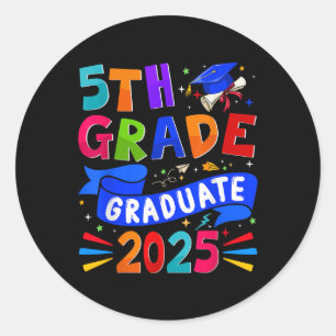 Grad 2025 Abschluss Cl von 2025 Kinder Runder Aufkleber