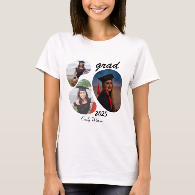 Grad 2025 personalisiert T-Shirt (Vorderseite)