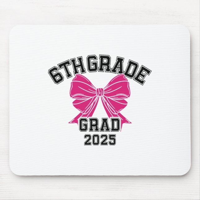 Grad 6 2025 Bow Elementarschule Gr Mousepad (Vorne)