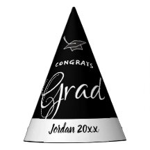 grad Abschluss Paper Party Hat