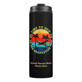 Grad Abschluss Senior Class Trip Personalize Thermosbecher