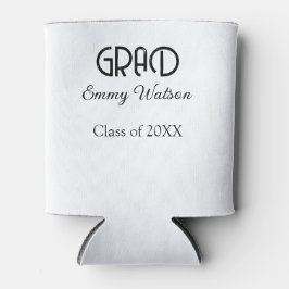 Grad bold letter graduation name class of 20XX sim Dosenkühler
