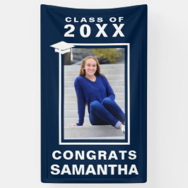 Grad Cap Abschluss Banner