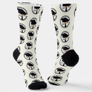 Grad-Cap-Diplom-Klasse 2026 Abschluss Socken