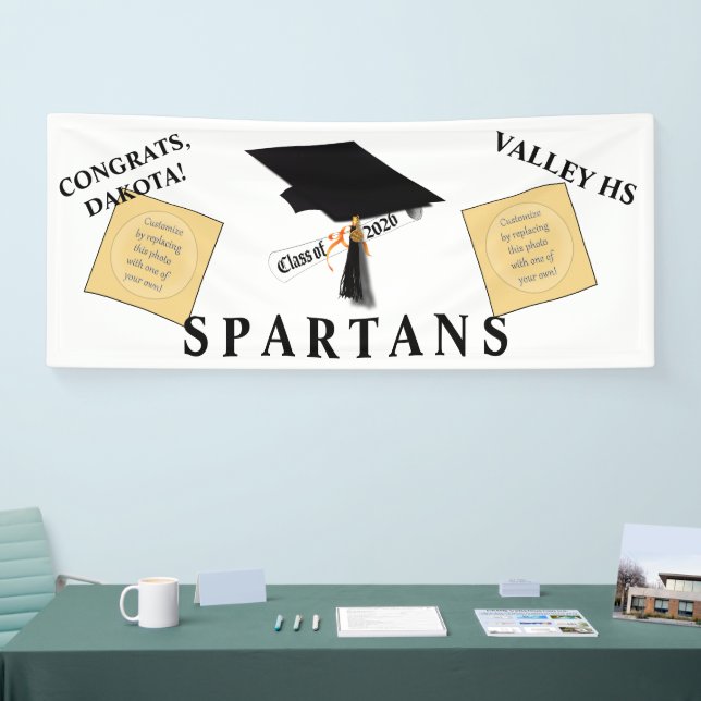 Grad-Cap-Diplom-Klasse 2026 Banner (Messe)