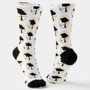 Grad Cap Diploma Abschluss Socken