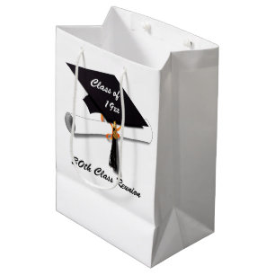 Grad Cap High School Wiedersehen Mittlere Geschenktüte