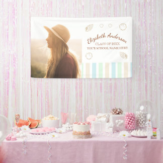 Grad Club Beach Party Banner