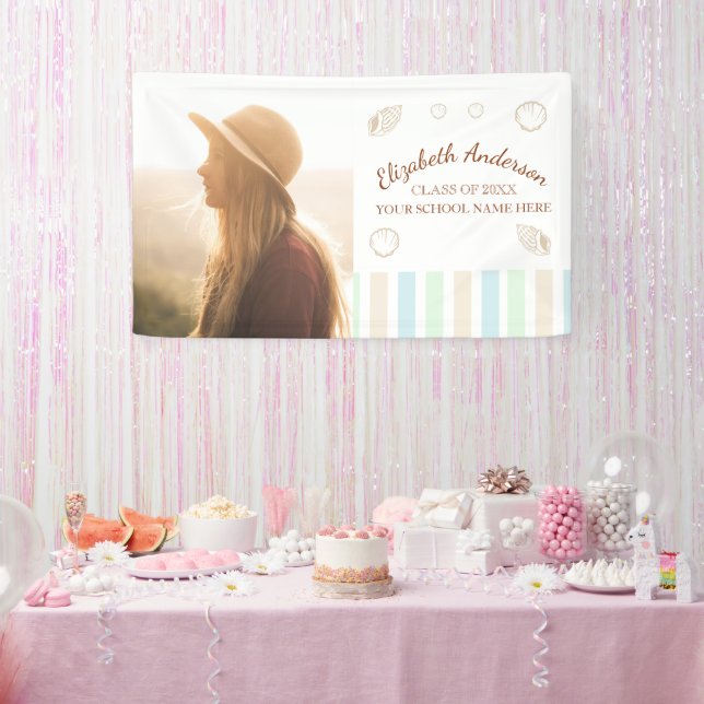 Grad Club Beach Party Banner (Party)