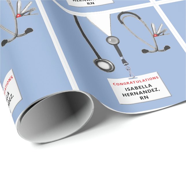 Grad der Kreativen Krankenpflege Geschenkpapier (Rolleneckpunkt)