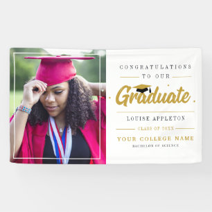 Grad Foto Abschluss 2025 Party Banner