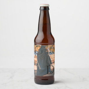Grad Foto Abschluss Bierflasche Bierflaschenetikett