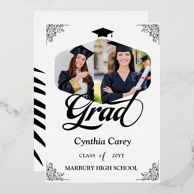Grad Foto Collage Ankündigung (Vorderseite/Rückseite)