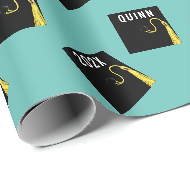 Grad Geschenk 2025 Geschenkpapier (Rolleneckpunkt)