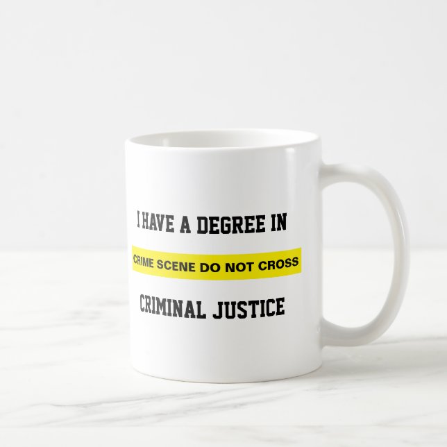 Grad in der Strafjustiz Kaffeetasse (Rechts)