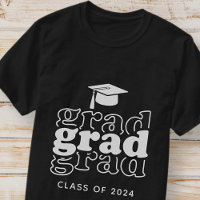 Grad Klasse 20XX Schwarz & Weiß Moderner Abschluss