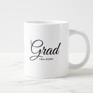 Grad-Klasse des Schwarz-weißen benutzerdefinierten Jumbo-Tasse
