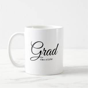 Grad-Klasse des Schwarz-weißen benutzerdefinierten Kaffeetasse