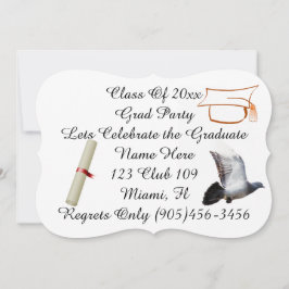 Grad-Klasse Extravagant Doves Peace Personalize Na Einladung