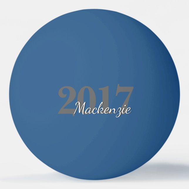 Grad | Modernes Schwarz-Weiß-Party Tischtennisball (Vorderseite)