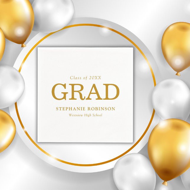 Grad-Name-Klasse des Abschlusses Serviette (Von Creator hochgeladen)