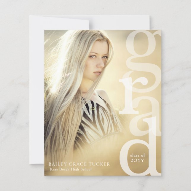 GRAD Overlay Budget Gold Abschluss Ankündigung (Vorderseite)