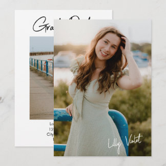 Grad Party Invite Einladung