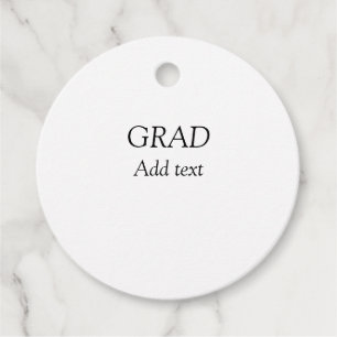 Grad schlicht minimaler Abschluss elegante moderne Geschenkanhänger