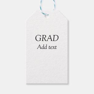 Grad schlicht minimaler Abschluss elegante moderne Geschenkanhänger