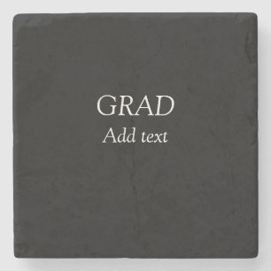 Grad schlicht minimaler Abschluss elegante moderne Steinuntersetzer