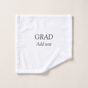Grad schlicht minimaler Abschluss elegante moderne Waschlappen