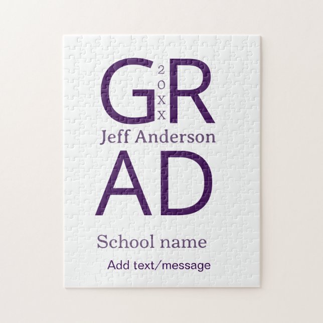 Grad Typografie modern Abschluss einfach minimal c (Vertikal)