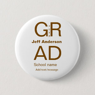 Grad Typografie Moderner Abschluss einfach minimal Button