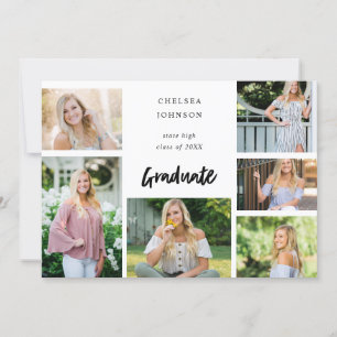 Grad U Multi 6 Photo Graduate Faire-part