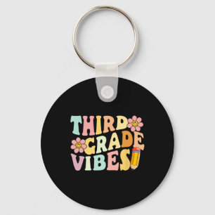 Grad vibes 3. Klasse 1 Schullehrer Ki Schlüsselanhänger