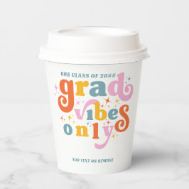 Grad vibes only grade party class of 2024 pappbecher