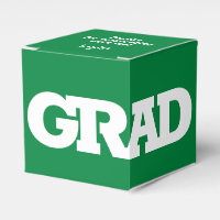 GRAD White and Green Graduation Party