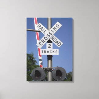 Grade Crossing Leinwanddruck