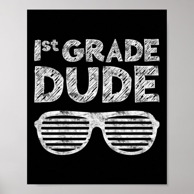 Grade Dudefirst Grade Back to School Poster (Vorne)