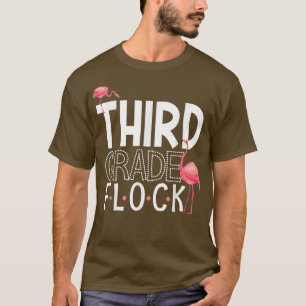 Grade Flock Pink Flamingo Squad Lehrerin Kind Th T-Shirt