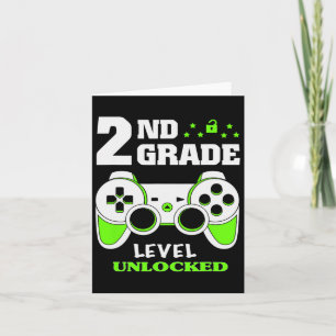 Grade Level Unlock Video Game Zurück zum Schuljung Karte