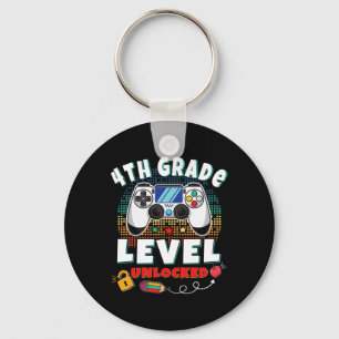 Grade Level Unlock Video Game Zurück zum Schulspie Schlüsselanhänger