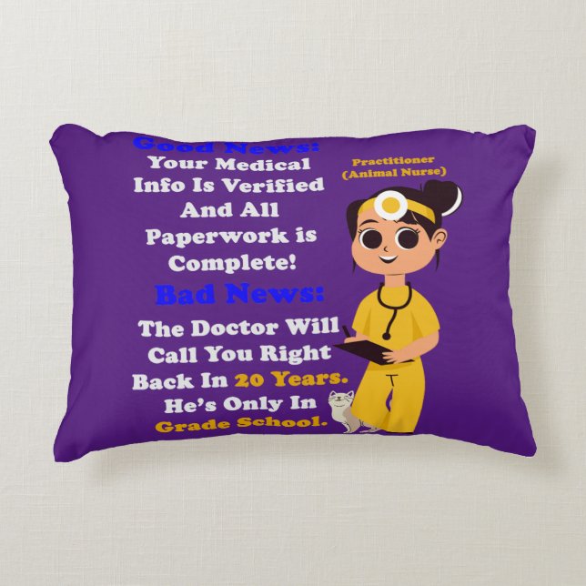 Grade School Doctor Accent Pillow Dekokissen (Vorderseite)