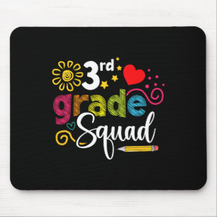 Grade Squad Zurück zur Schule Kinder der dritten K Mousepad