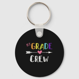 Grade Teacher First Day School 1. Crew Schlüsselanhänger